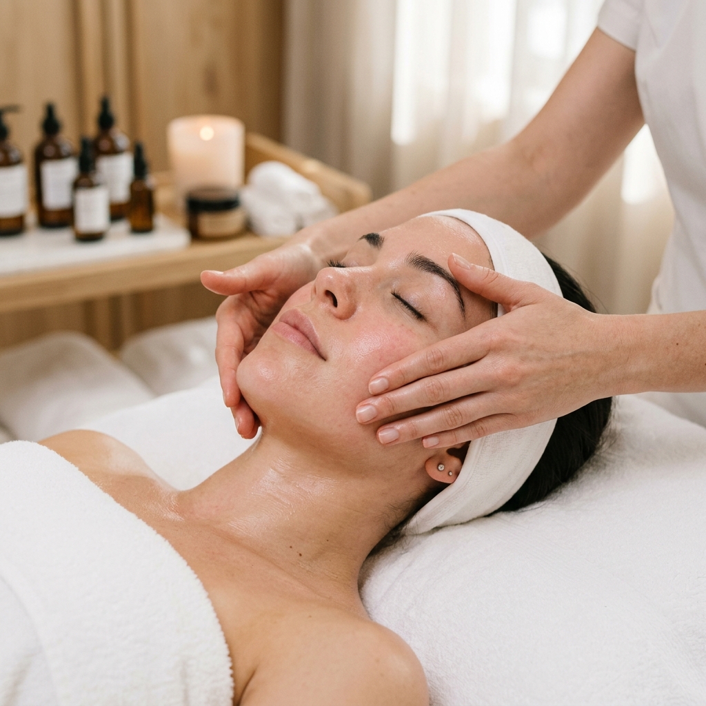 Relaxing signature facial treatment by Sophie Tran
