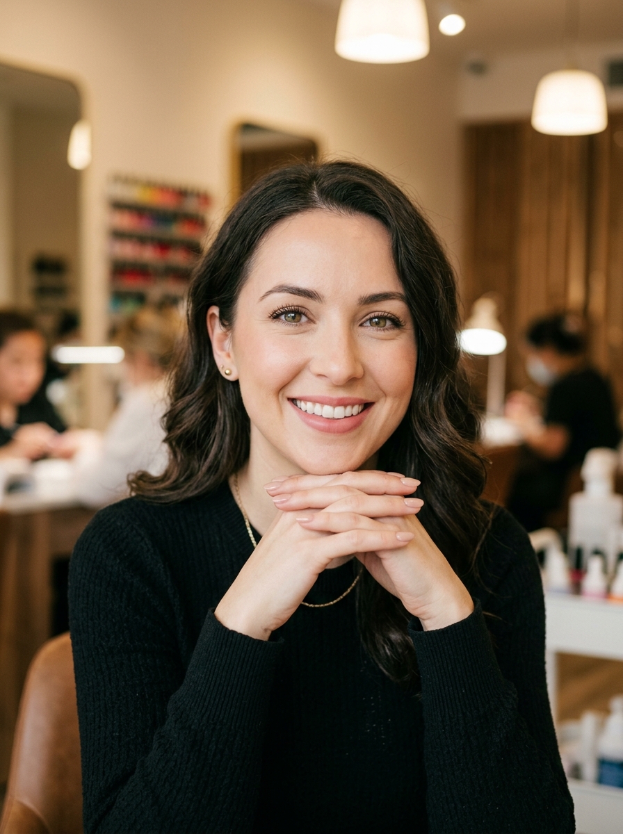 Portrait of Priya Nandan, Nail Artist at Gilded and Grace Salon Co.