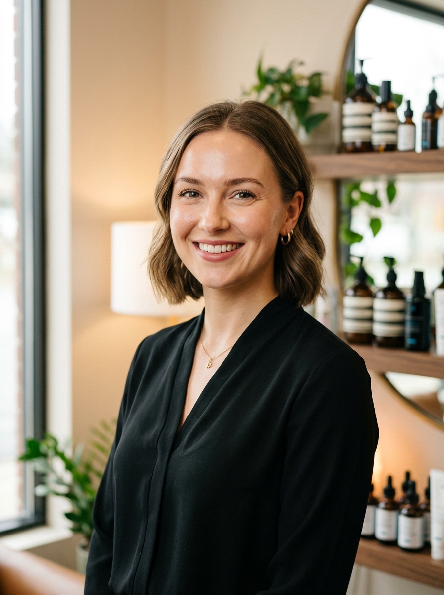 Portrait of Sophie Tran, Esthetician at Gilded and Grace Salon Co.